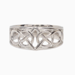 серебряное кольцо без камней 57208152